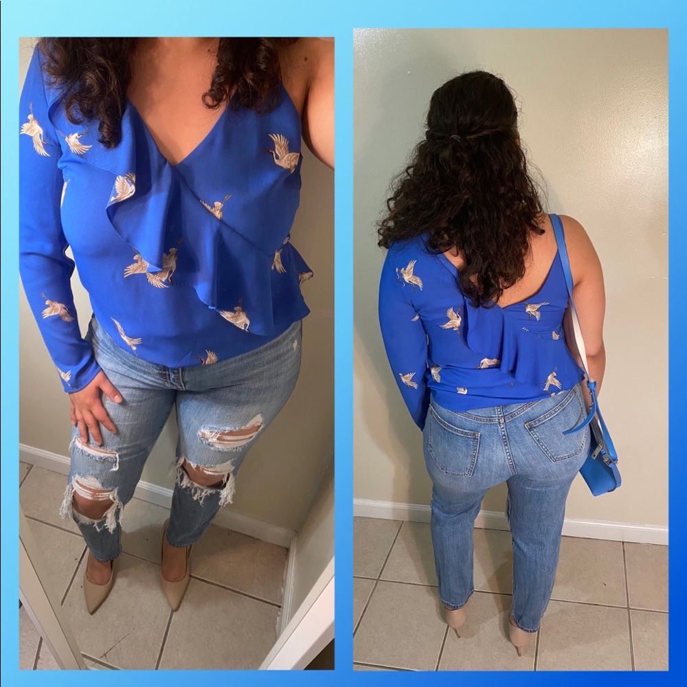 SALE TODAY ONLY Royal blue summer top - Picture 1 of 4